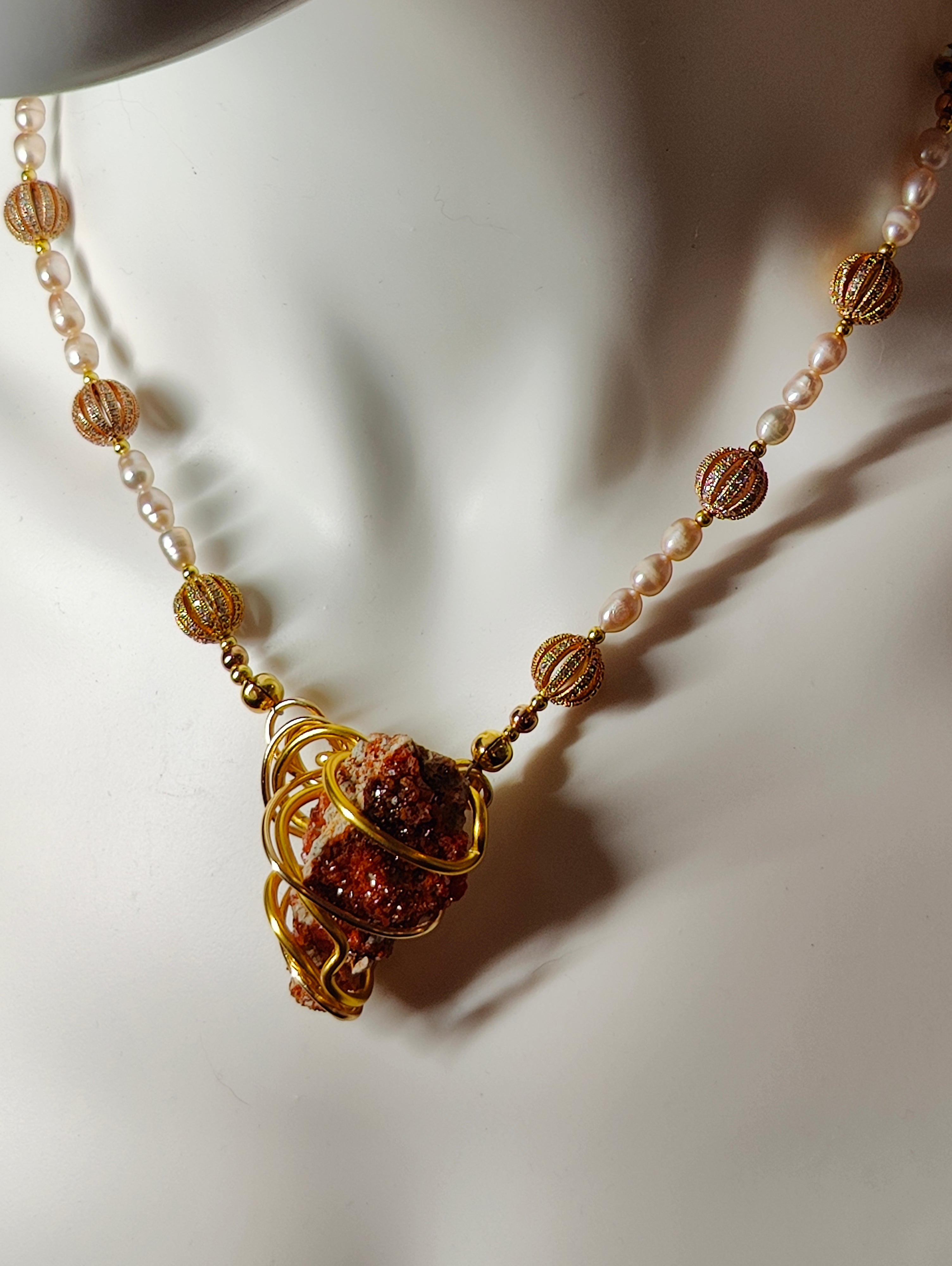 Vanadinite Necklace