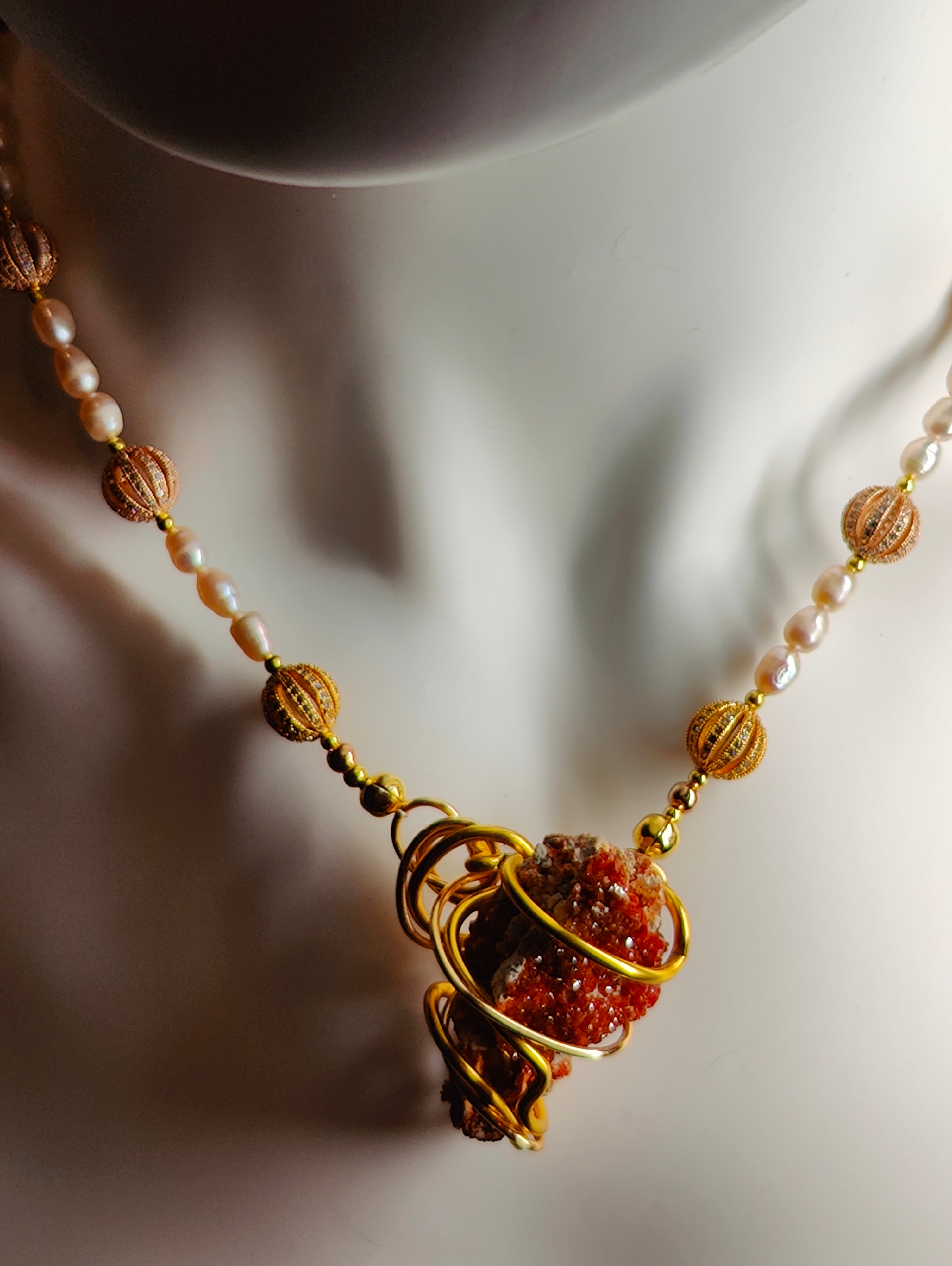 Vanadinite Necklace