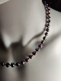 Oxidized Pearls Necklace