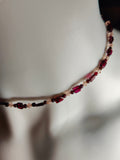 Garnet Sparkle Necklace