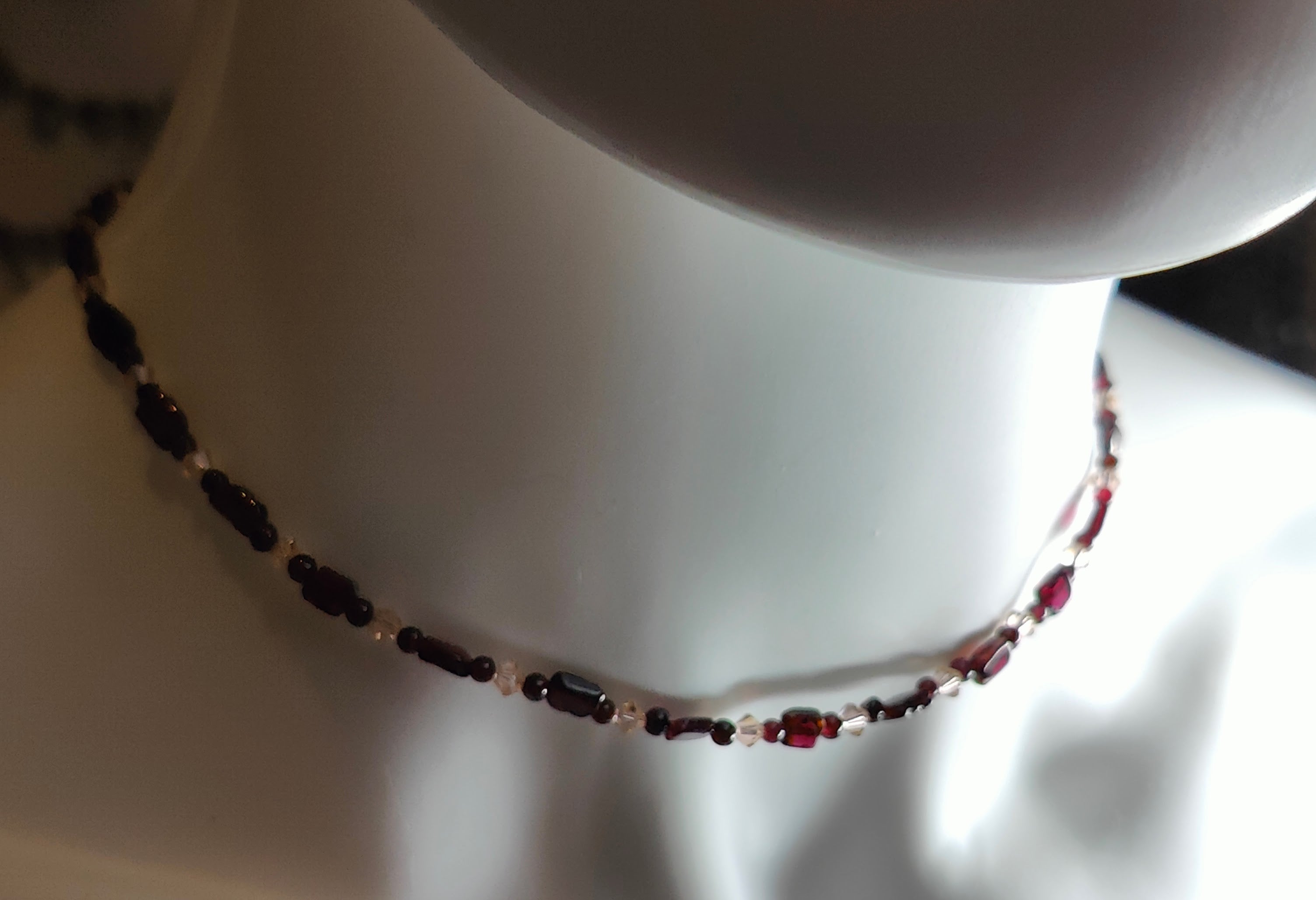 Garnet Sparkle Necklace