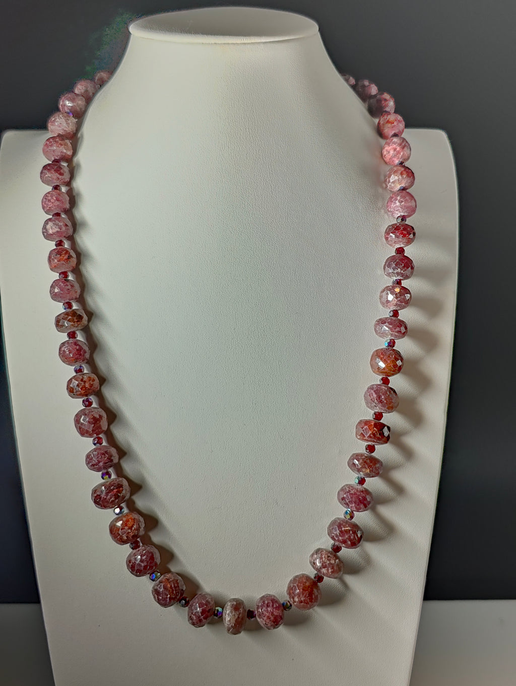 Raw Rubies Necklace