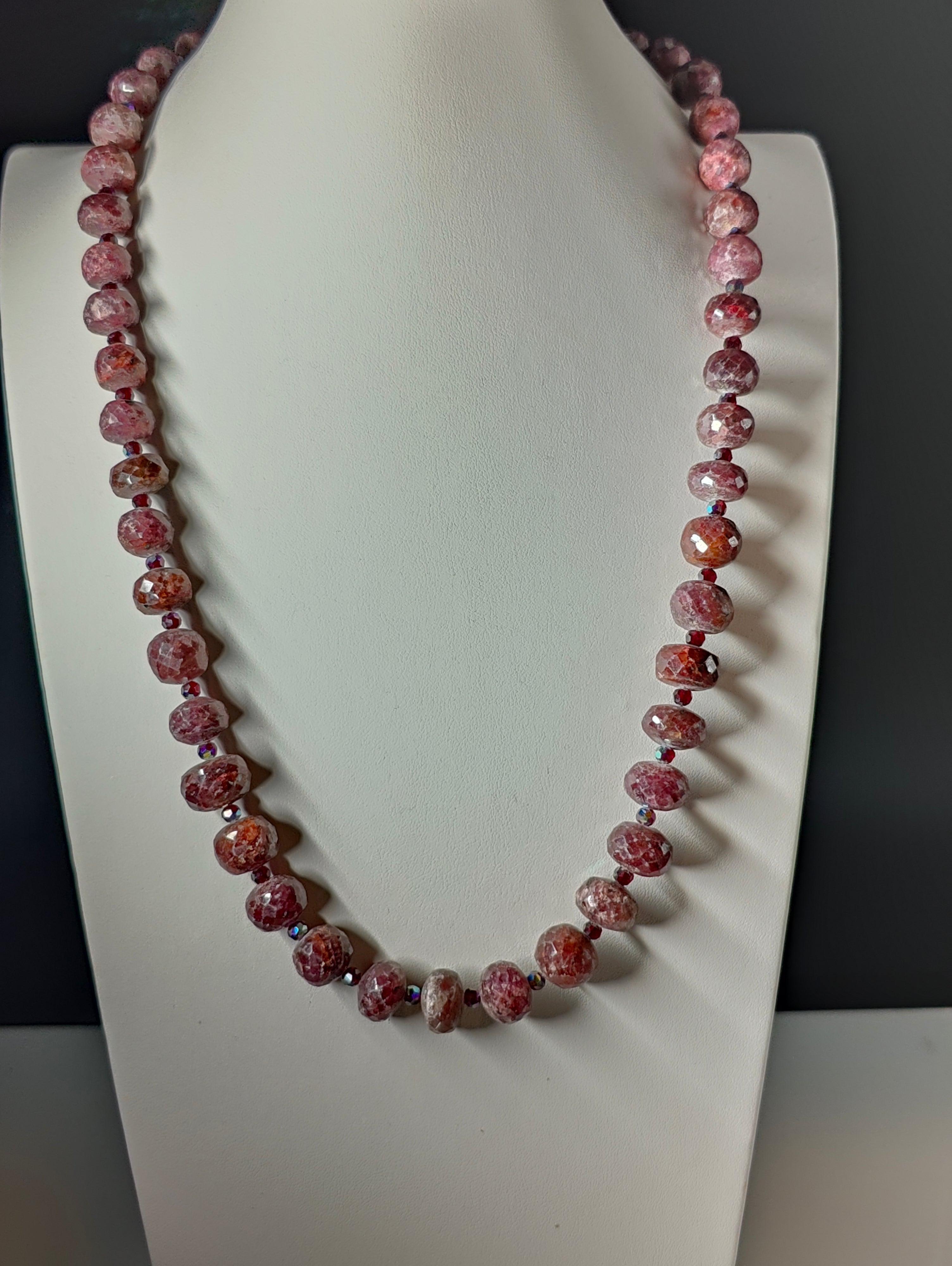 Raw Rubies Necklace