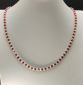 Wine and Pearls Necklace