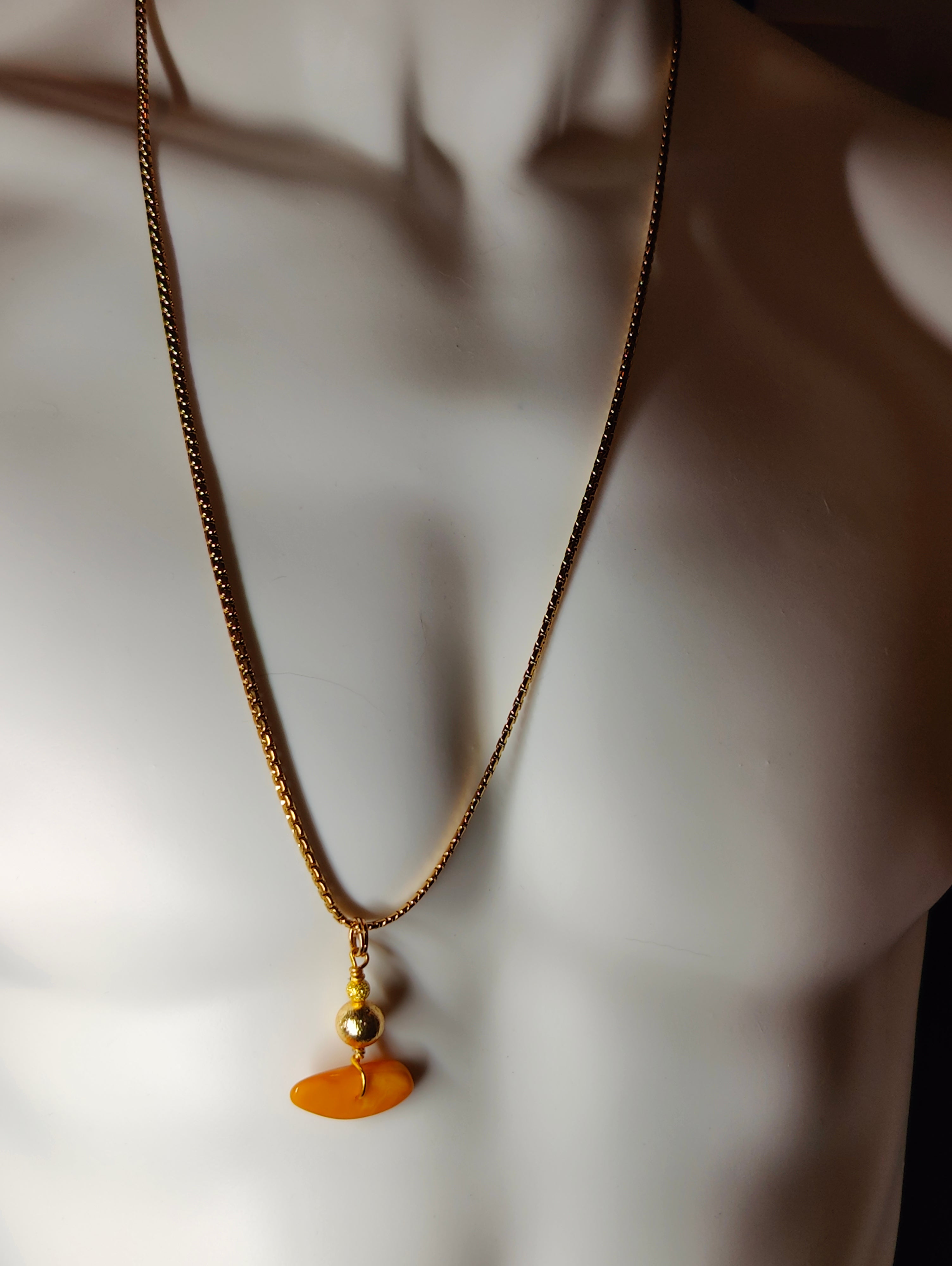 Tribal Amber Necklace