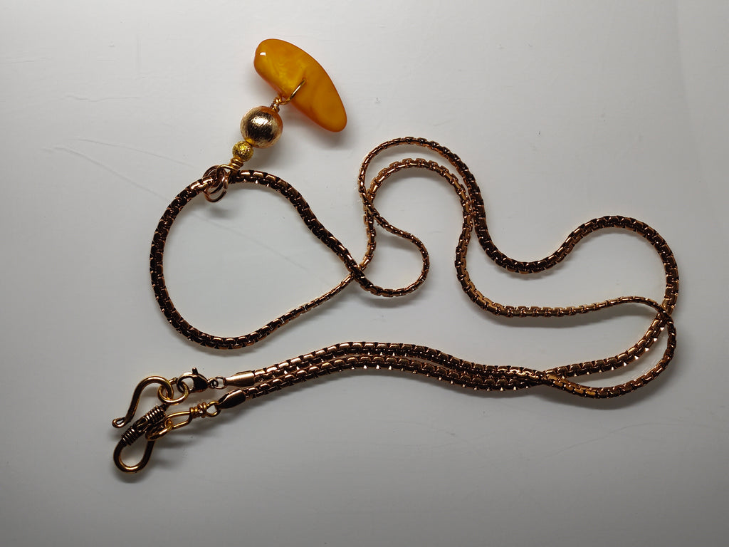 Tribal Amber Necklace