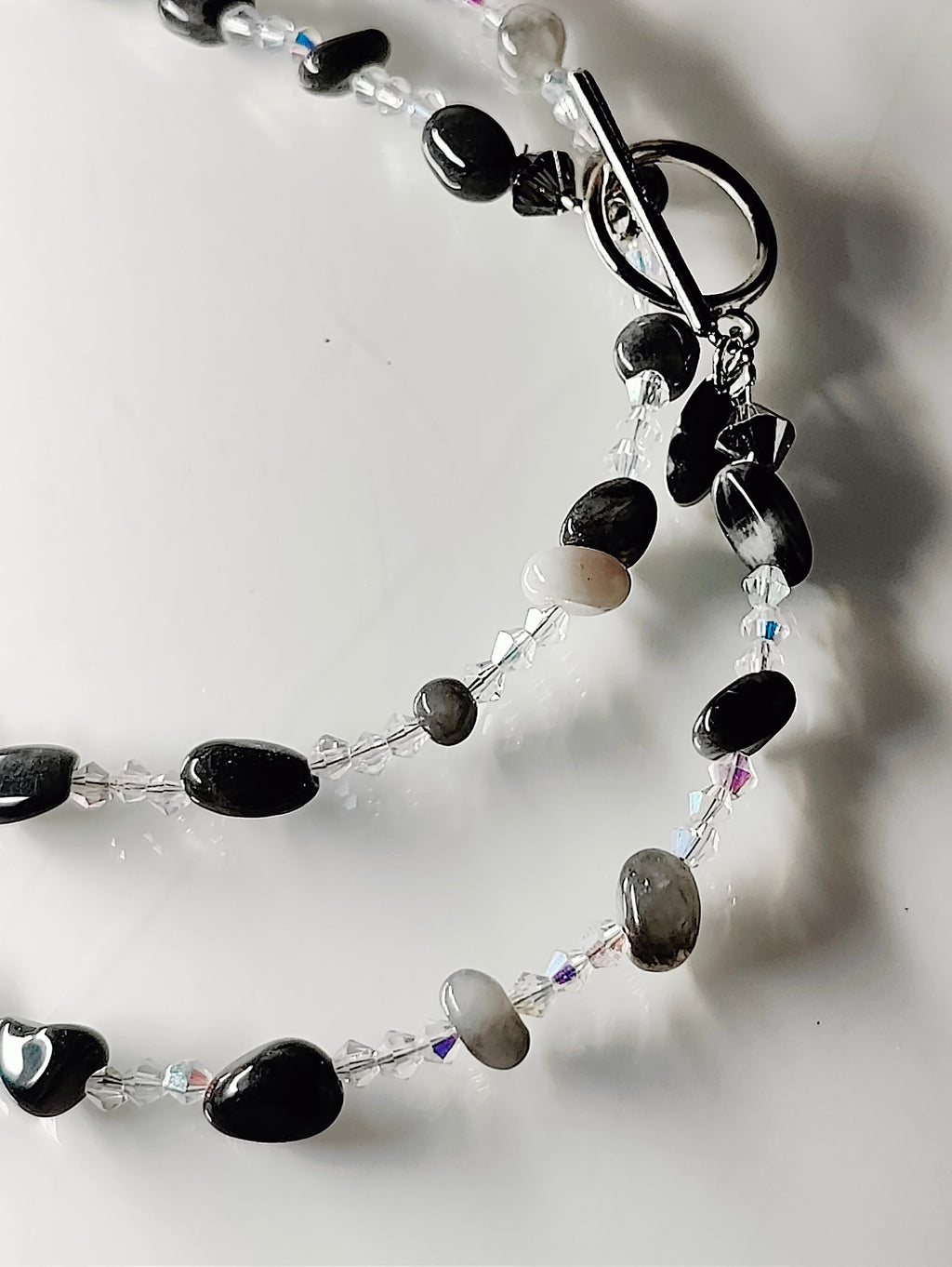 Crystals and Pebbles Necklace
