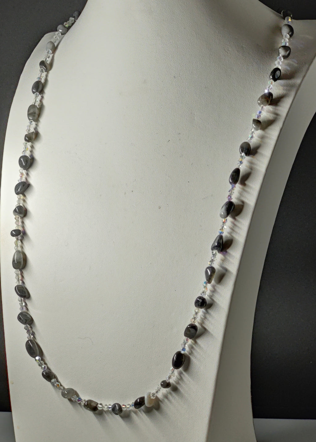 Crystals and Pebbles Necklace
