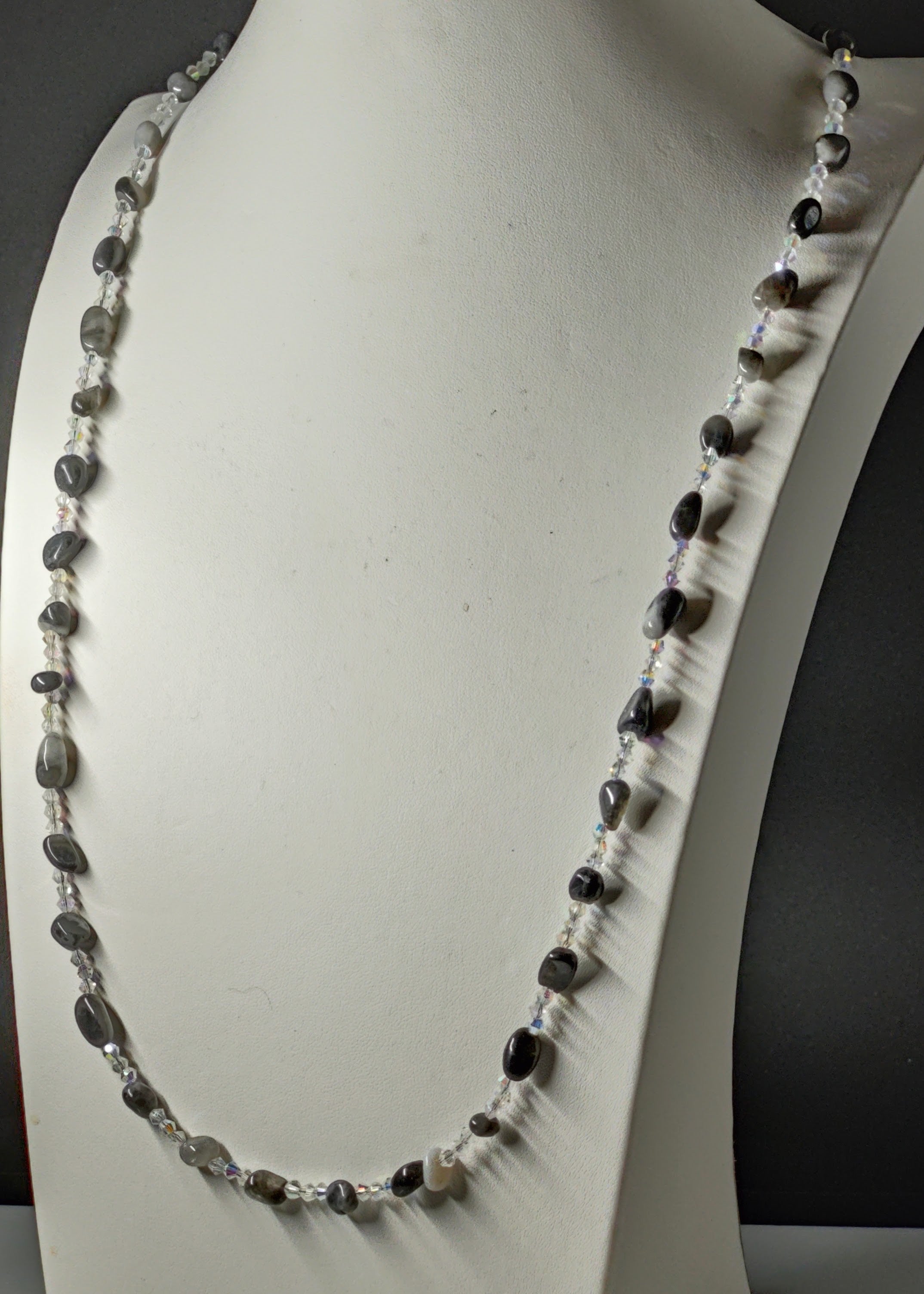 Crystals and Pebbles Necklace