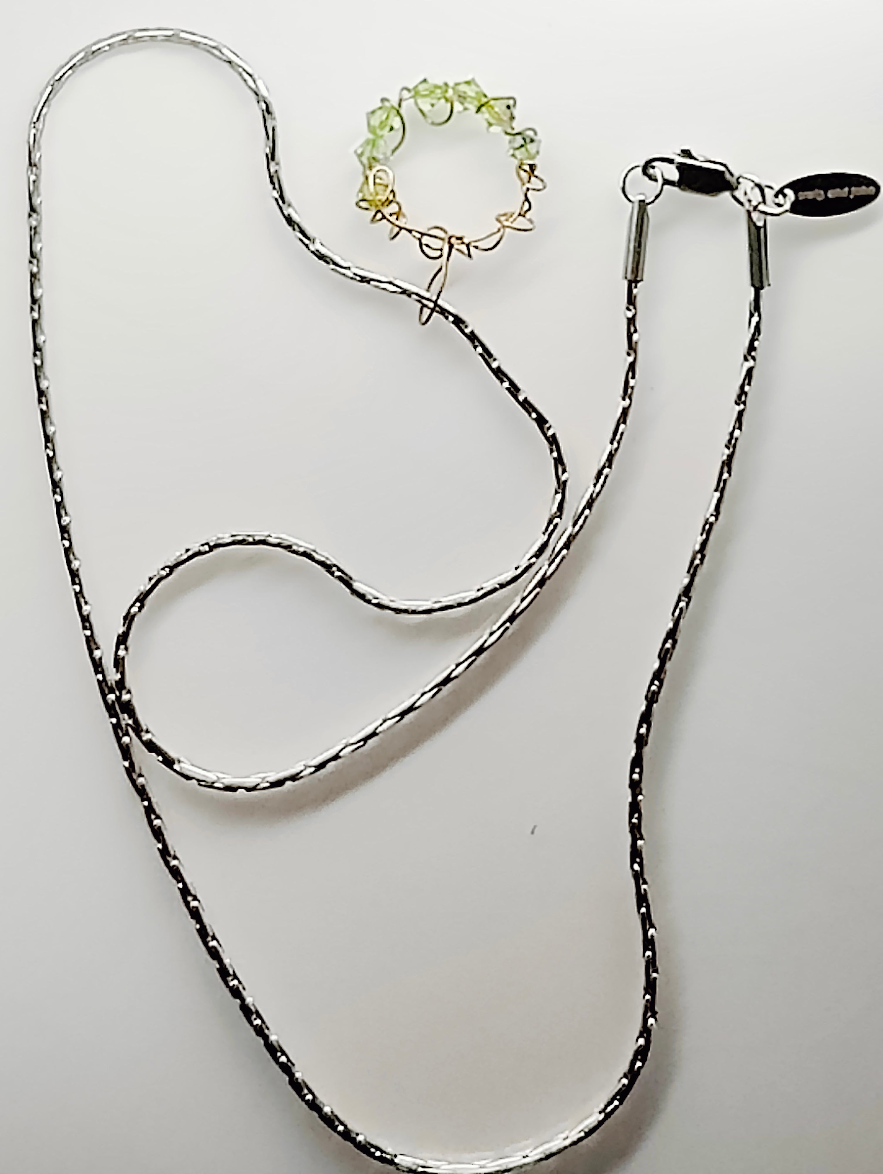Crystal Ring Necklace