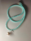 Aqua Crystals Necklace