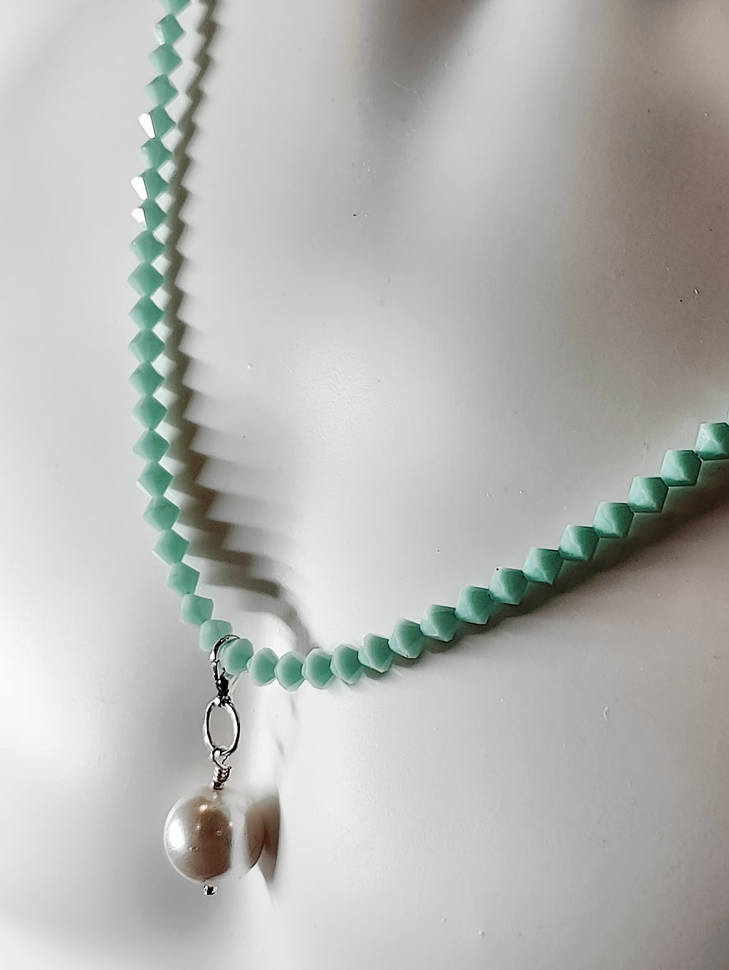 Aqua Crystals Necklace