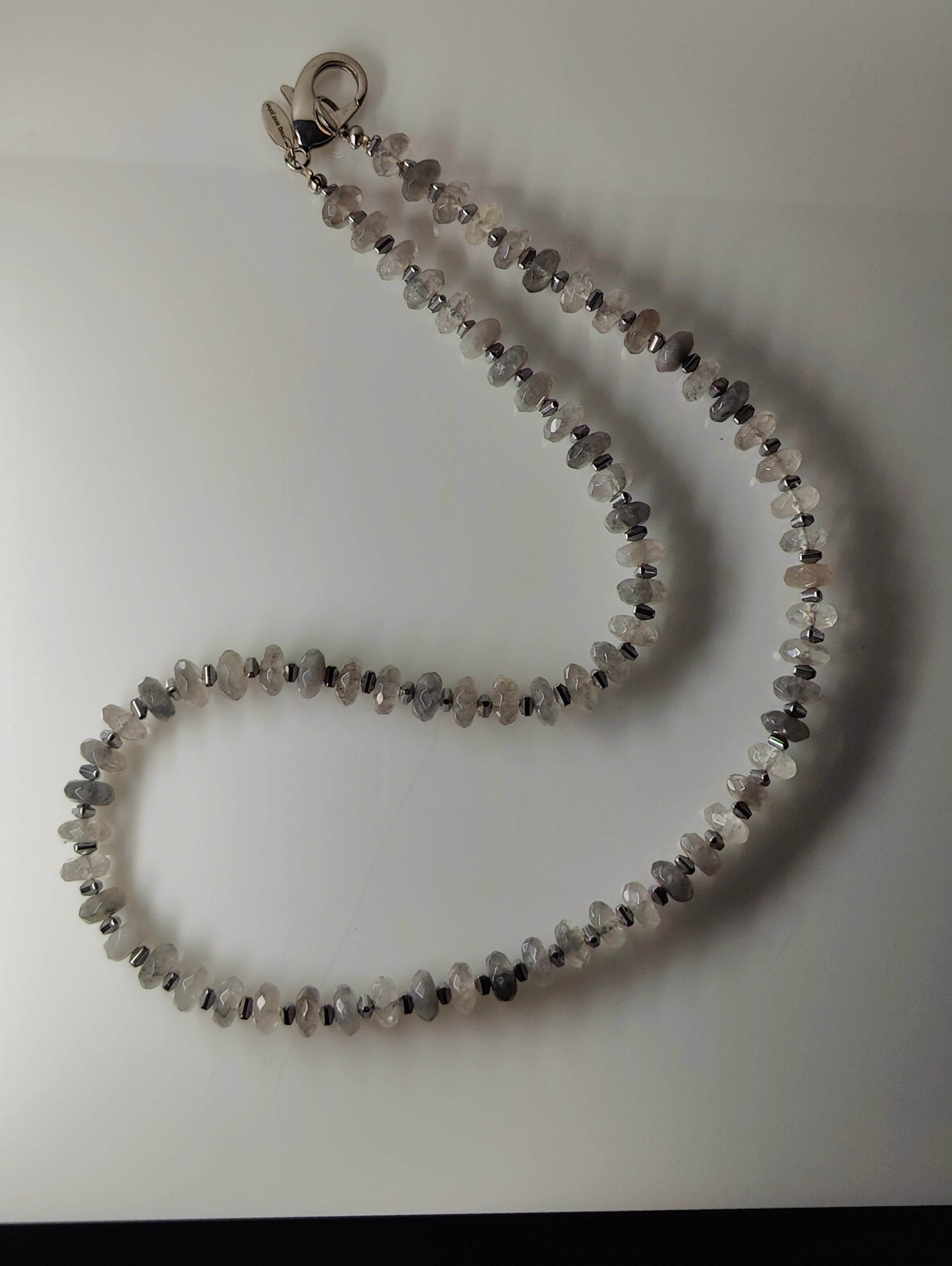 Icy Gray Necklace