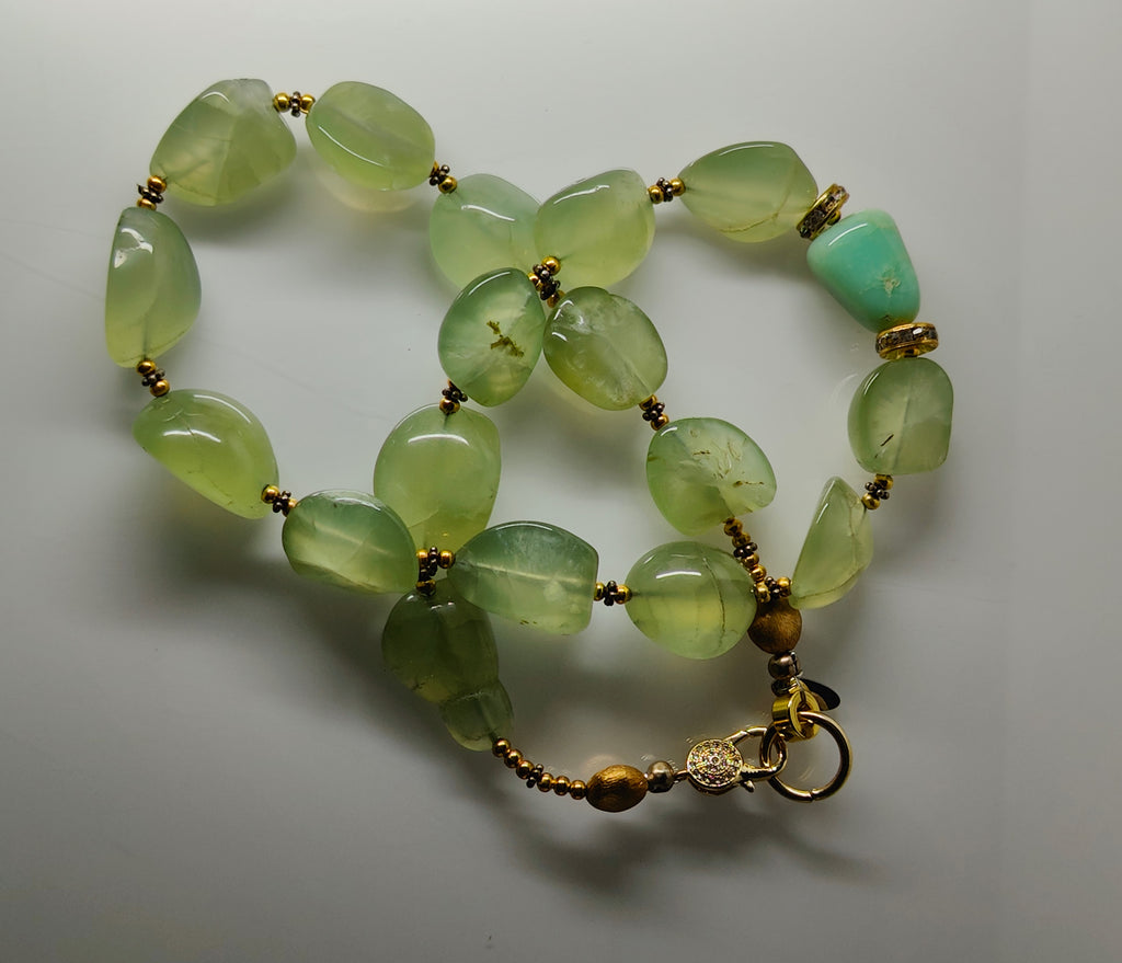 Polished Green Necklace