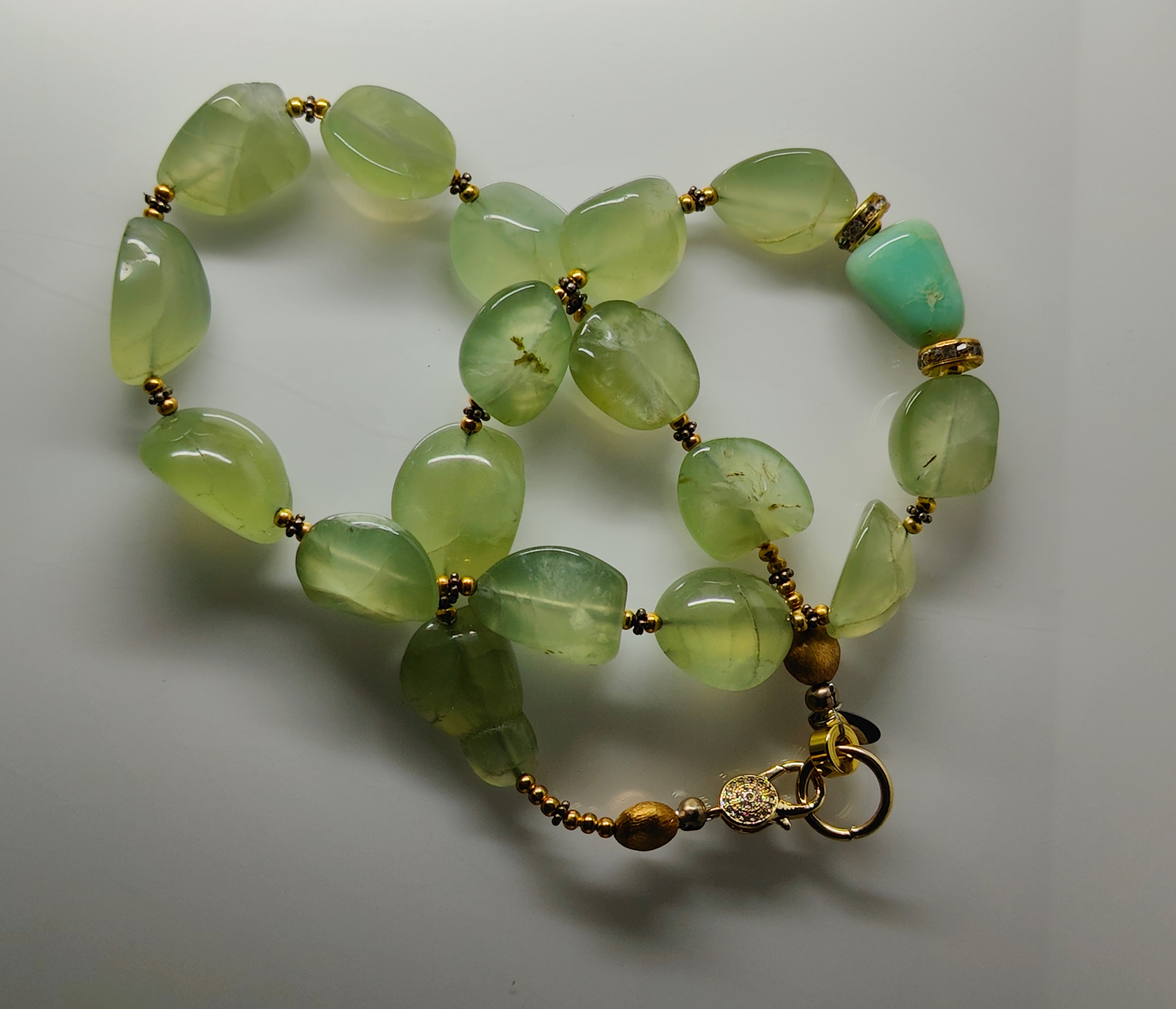 Polished Green Necklace