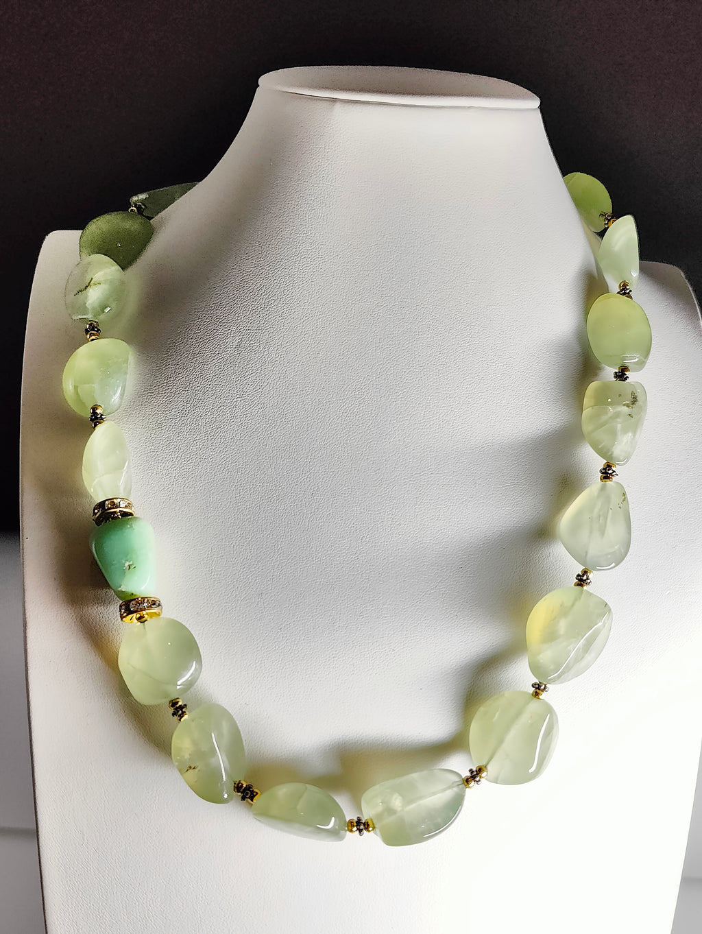 Polished Green Necklace
