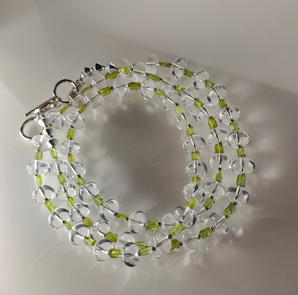 Modern Peridot Necklace