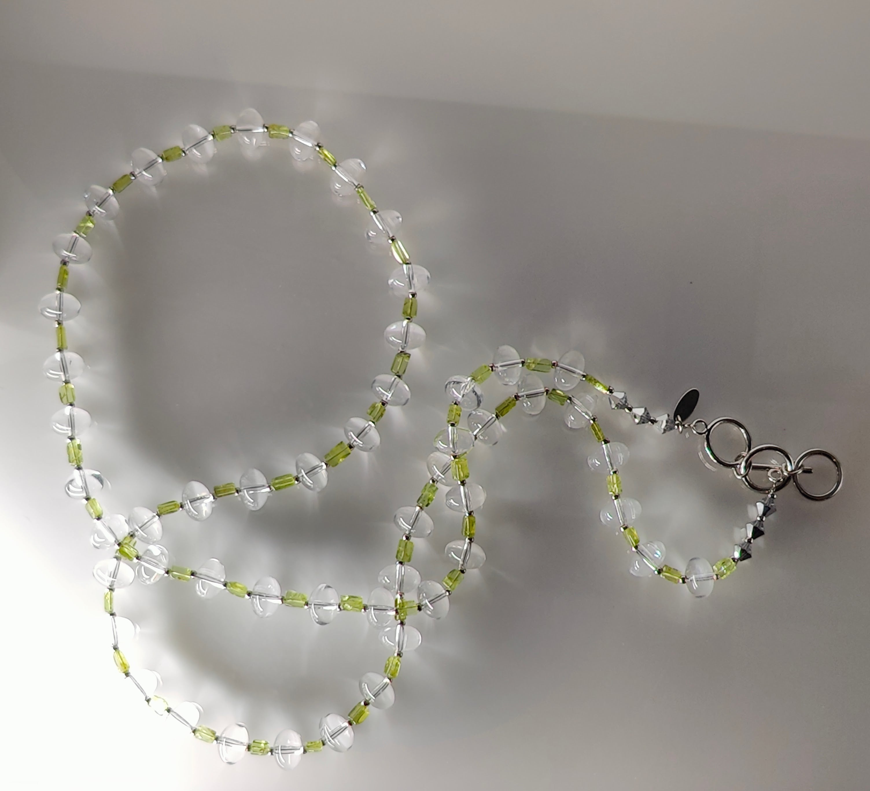 Modern Peridot Necklace