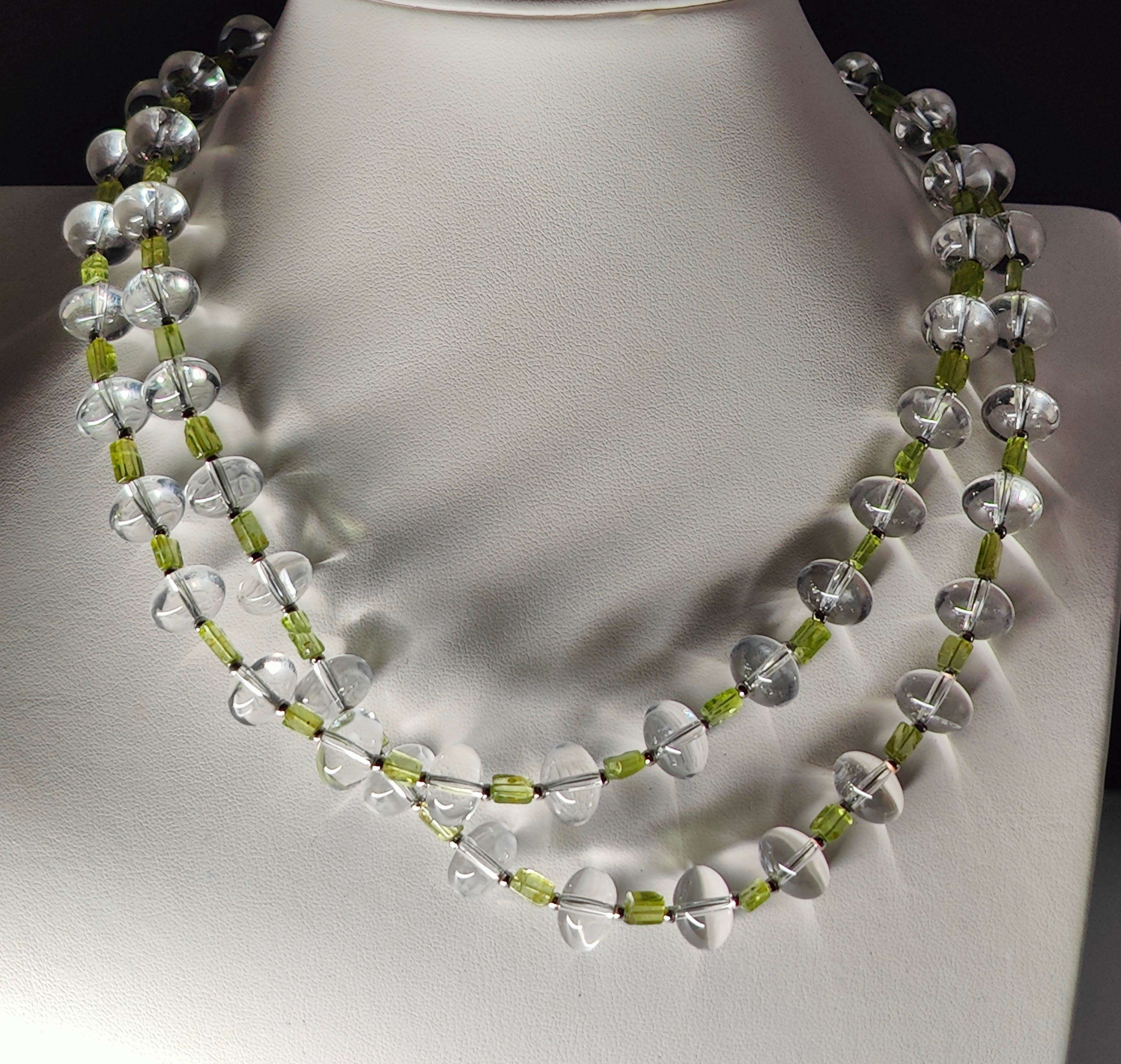 Modern Peridot Necklace