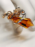 Royal Amber Cocktail Ring