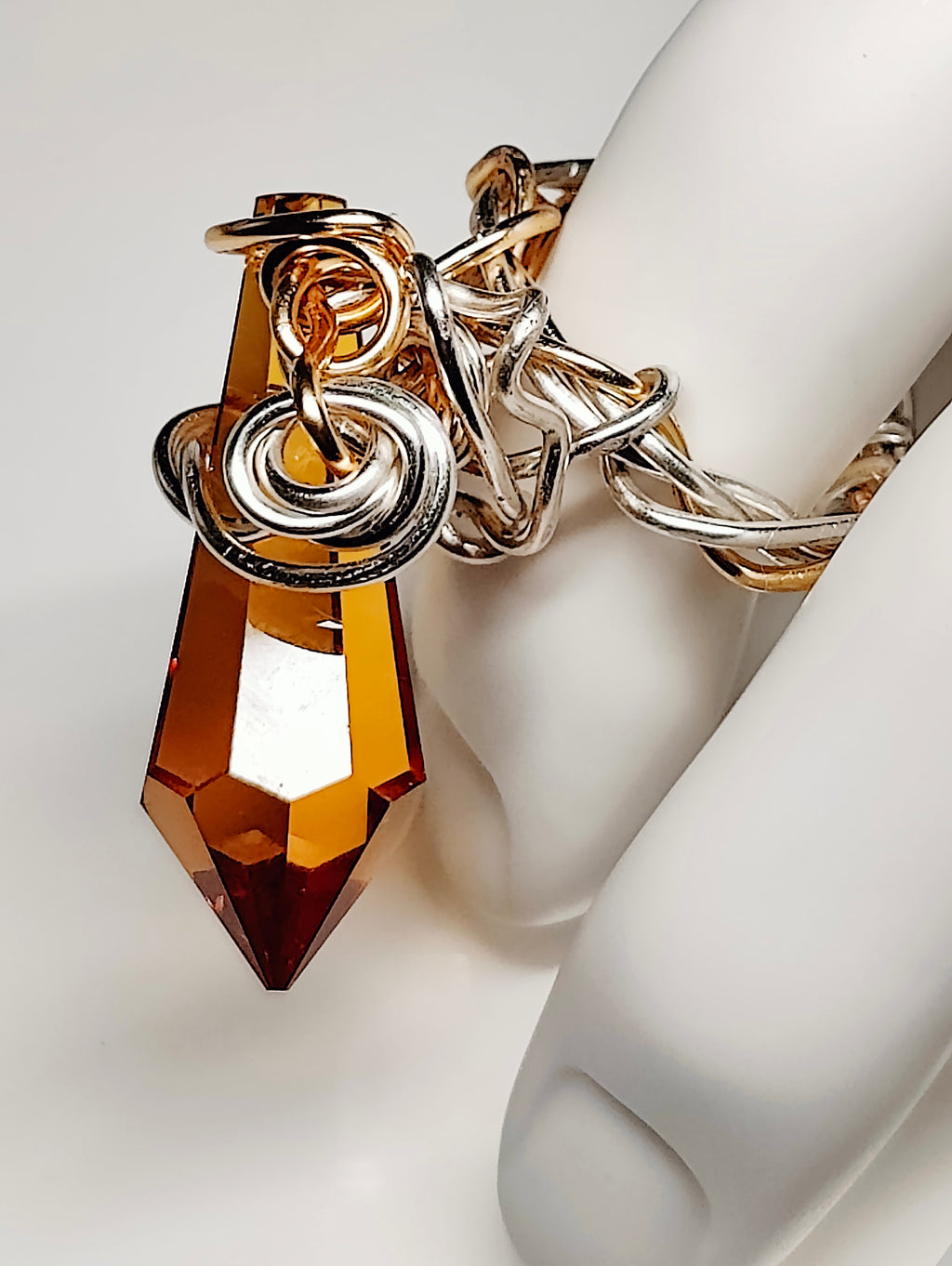 Royal Amber Cocktail Ring