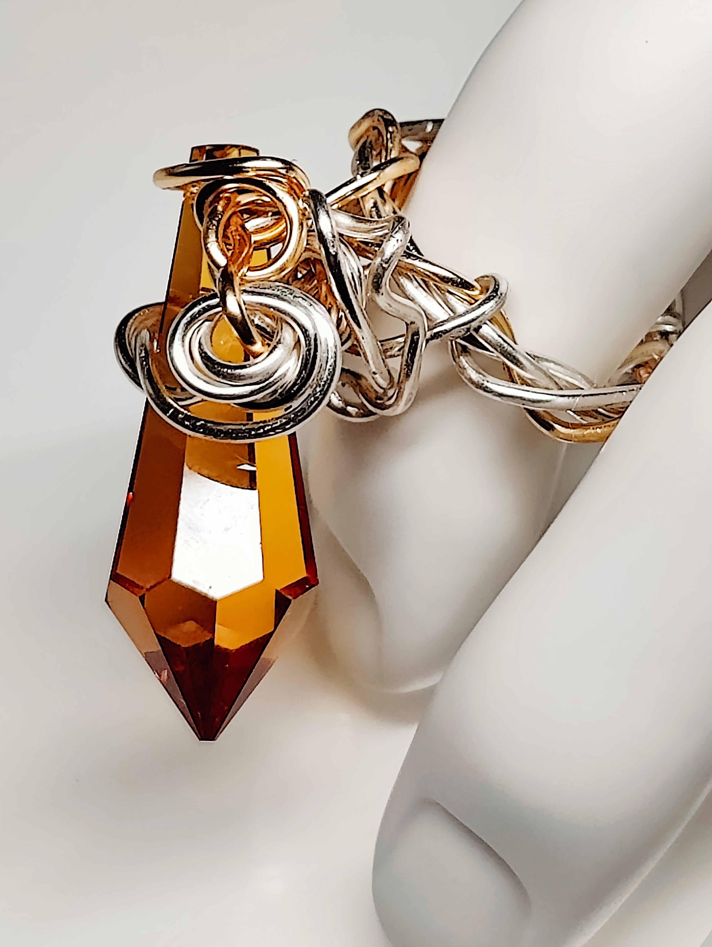 Royal Amber Cocktail Ring