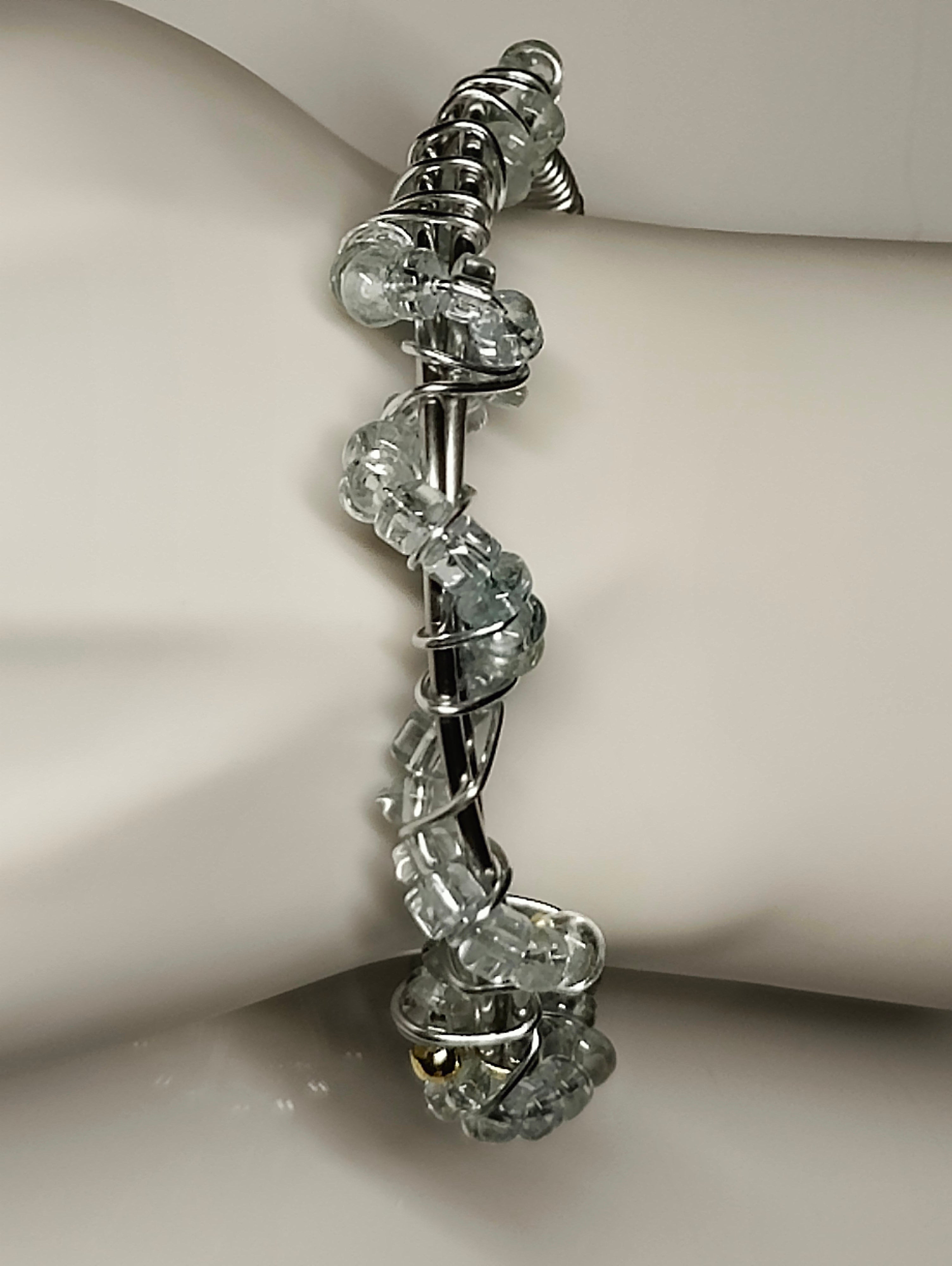Aquamarine Fashion Bracelet