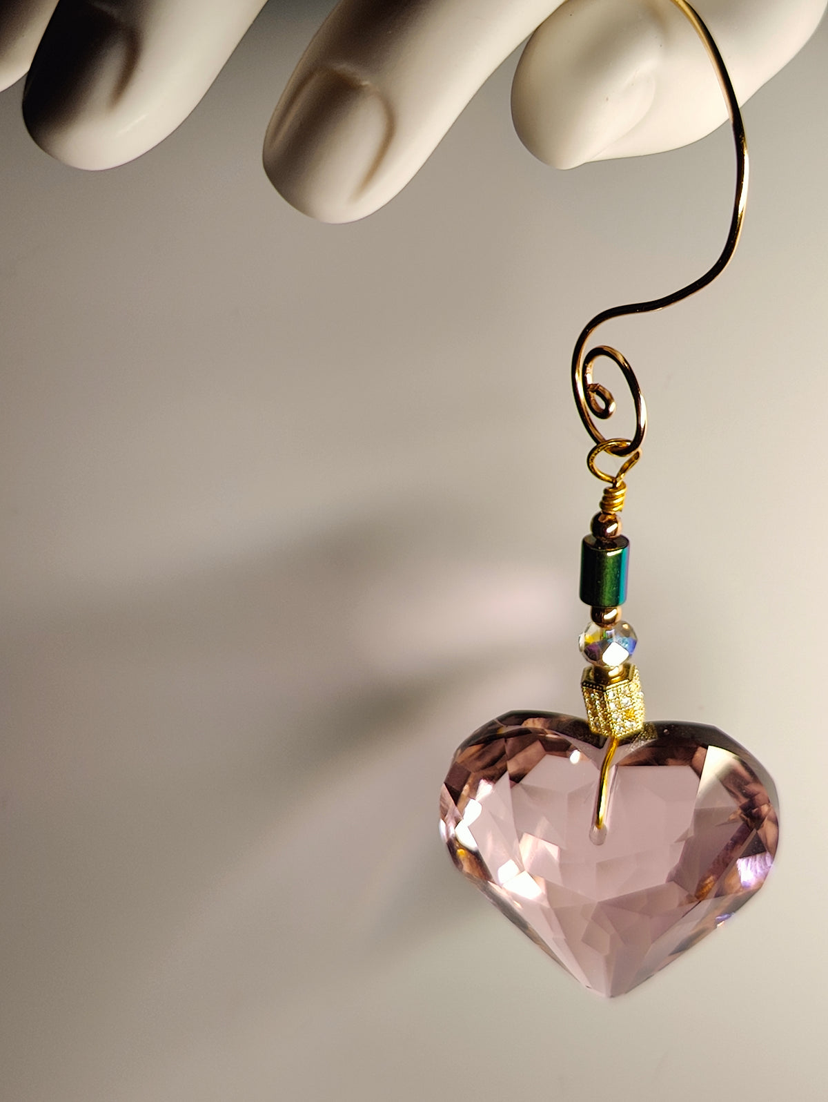 Pink Crush Heart Ornament