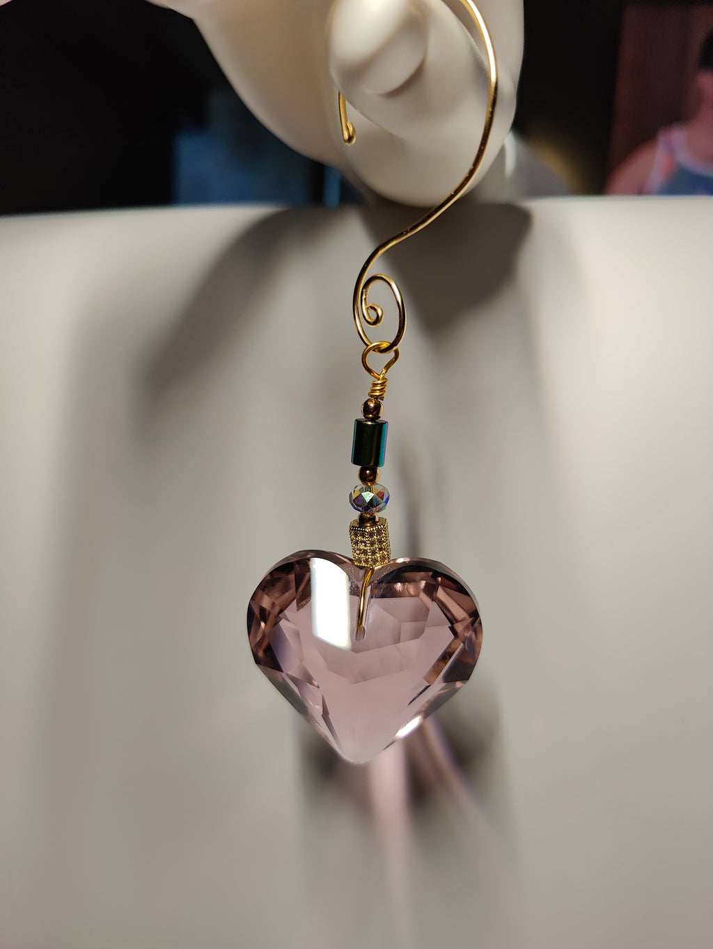 Pink Crush Heart Ornament