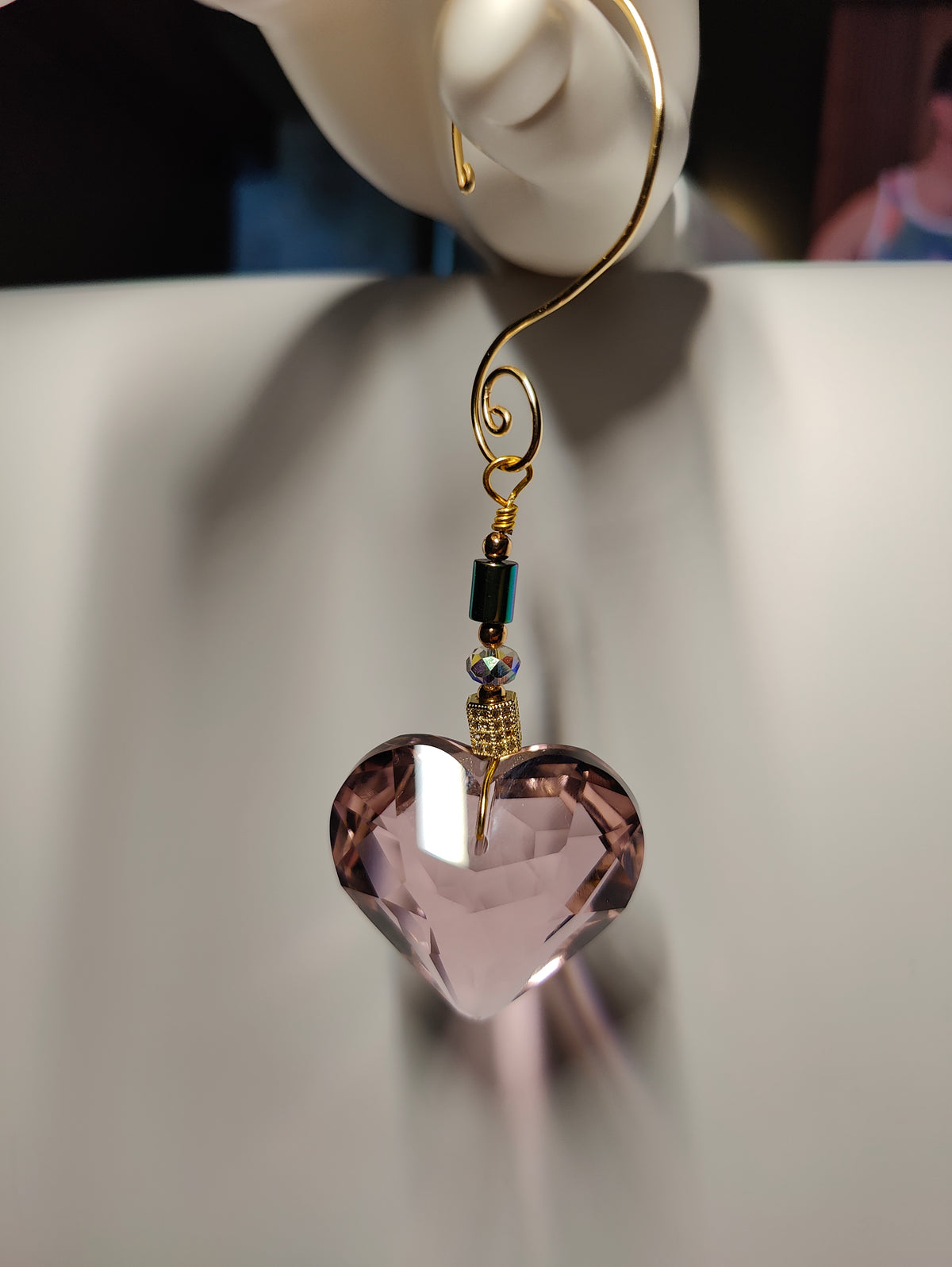 Pink Crush Heart Ornament