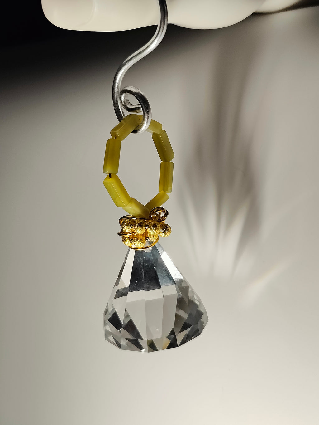 Jade and Crystal Ornament