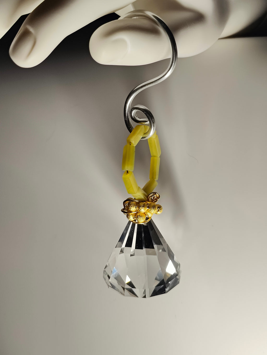 Jade and Crystal Ornament