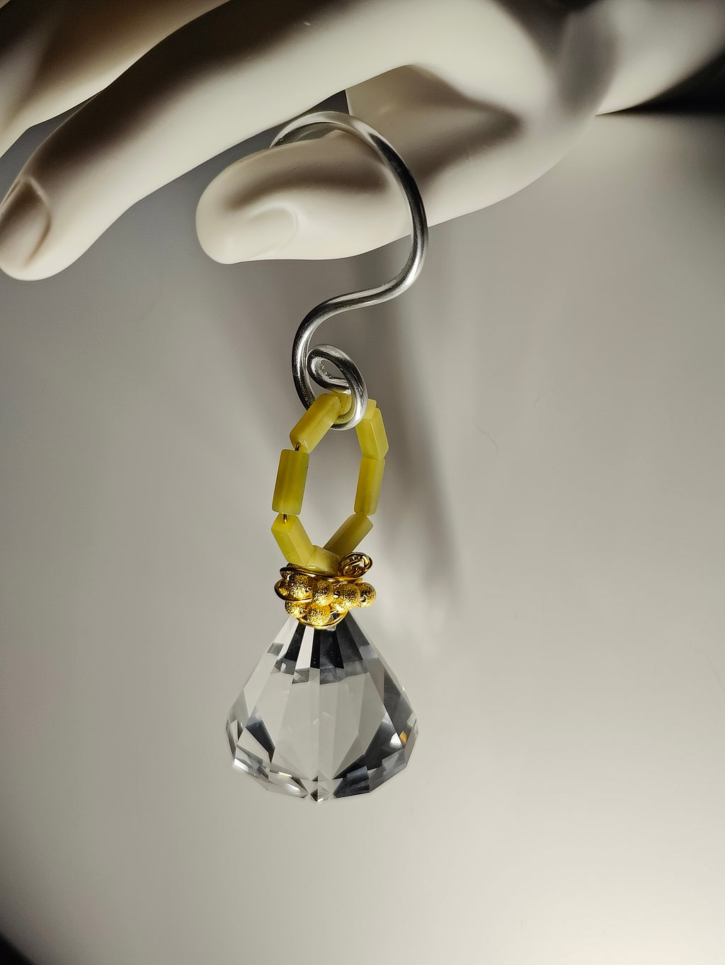 Jade and Crystal Ornament
