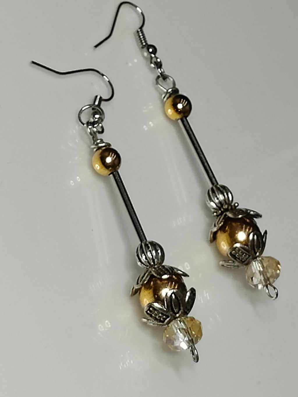 Copper Sparkle Earrings